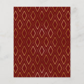 Budget Modern Red Gold Foto Abschluss Vielen Dank (Rückseite)