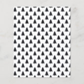 Budget Modern Red Merry Weihnachts-Fotokarte Flyer (Hinten)