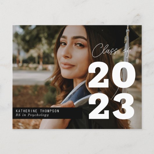 Budget Modern Script Abschluss Class Year (Vorderseite)