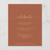 Budget Modern Terracotta Arch Foto Abschluss (Rückseite)