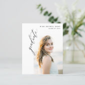 Budget Modern Trendy Foto Graduation Party (Stehend Vorderseite)