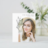 Budget Modern Trendy Foto Graduation Party (Stehend Vorderseite)