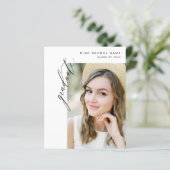 Budget Modern Trendy Foto Graduation Party (Stehend Vorderseite)