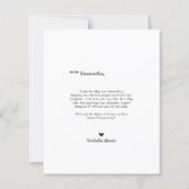 Budget Modern wirst du meine Bridesmaid-Fotokarte (Rückseite)