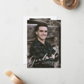 Budget Moderne Ankündigung von zwei Fotos Abschlus (Vorderseite/Rückseite Beispiel)