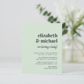 Budget Moderne Babybetten Kinderdusche Einladung (Stehend Vorderseite)