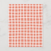 Budget Moderne Blume Illustriert Babydusche (Rückseite)