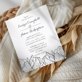 Budget Moderne Blumenhochzeit