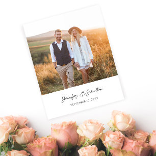 Budget Moderne Chic Foto Verti W Save the Date V2 Flyer