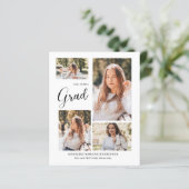Budget Moderne Elegante 5-Foto-Collage-Abschluss (Stehend Vorderseite)