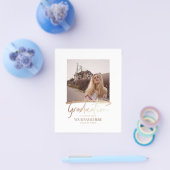 Budget Moderne elegante Abschluss Foto Einladungen Flyer (Einzeln)