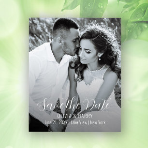 Budget Moderne, elegante Schrift Save the Date Flyer