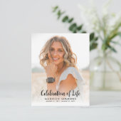 Budget Moderne Feier der Beerdigung von Life Foto (Stehend Vorderseite)