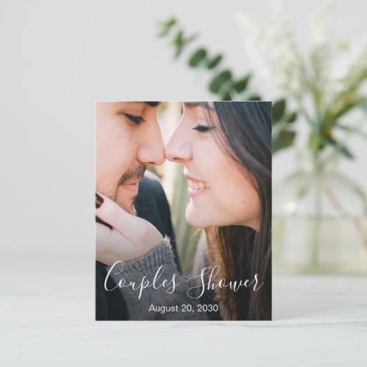 Budget Moderne Foto Script Couples Dusche (Stehend Vorderseite)