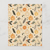 Budget Moderne, getrocknete Citrus Winter Baby Dus (Rückseite)