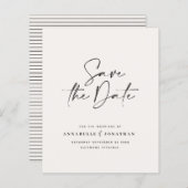 Budget Moderne handgeschriebene Typografie Hochzei (Vorne/Hinten)