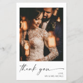 Budget Moderne Kalligrafie Instan Foto Hochzeit Flyer (Vorne)