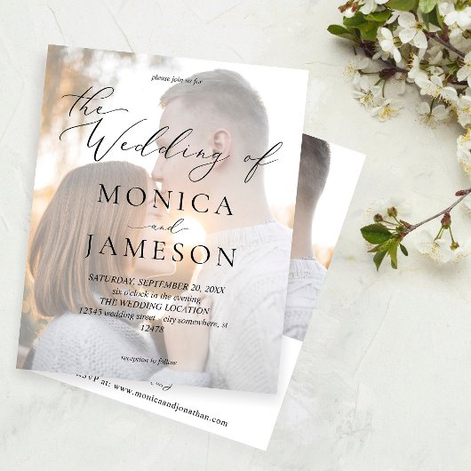 Budget Moderne Kalligrafie V2 Foto Hochzeit