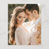 Budget Moderne Klassik 2 Foto Hochzeit (Rückseite)