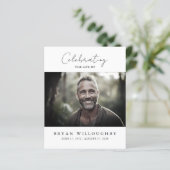 Budget Moderne Minimalistische Beerdigung (Stehend Vorderseite)