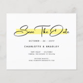 Budget Moderne Minimalistische Schrift Save the Da (Vorderseite)