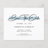 Budget Moderne Minimalistische Schrift Save the Da (Vorderseite)