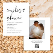 Budget Moderne QR Code Paare Dusche Flyer