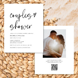 Budget Moderne QR Code Paare Dusche Flyer