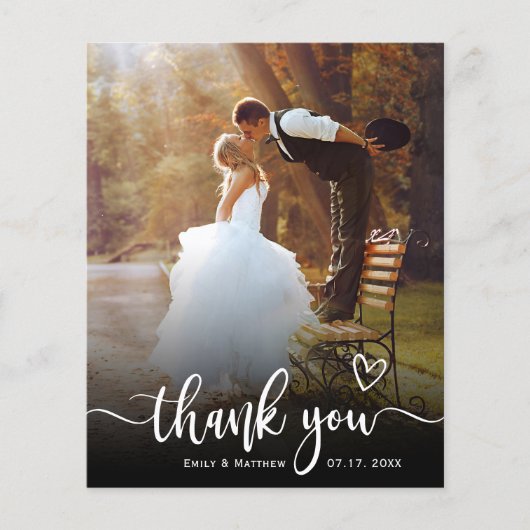 Budget Moderne Typografie 2 Foto Hochzeit Vielen D (Vorderseite)