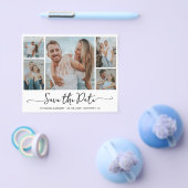 Budget Moderne Typografie Collage Save the Date Flyer (Einzeln)