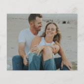 Budget Moderne Typografie Collage Save the Date Flyer (Hinten)