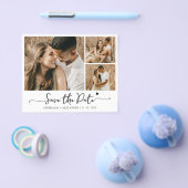 Budget Moderne Typografie Collage Save the Date Flyer (Einzeln)