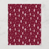 Budget Moderne Weihnachts-Collage Card (Rückseite)