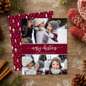 Budget Moderne Weihnachts-Collage Card