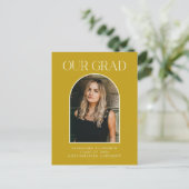 Budget Moderner Foto Gelber Arsch Abschluss Postkarte (Stehend Vorderseite)