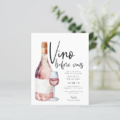 Budget Moderner Vino vor Vows Brautparty (Stehend Vorderseite)