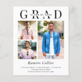 Budget Modernes 3 Foto Abschluss Celebration (Vorderseite)