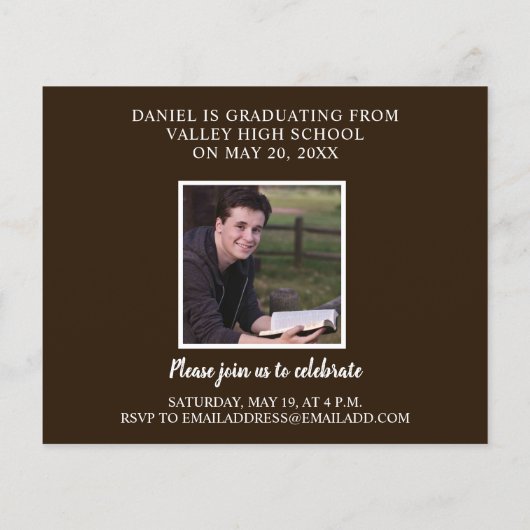 Budget Modernes Abschluss Foto (Rückseite)