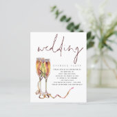 Budget Modernes Champagner Hochzeitsfeier Abend Pa (Stehend Vorderseite)