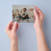 Budget Modernes Chic Foto Long Date Save the Date Flyer (Gruppe)