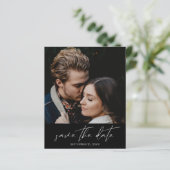 Budget Modernes Chic Foto Save the Date vertikal (Stehend Vorderseite)