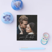 Budget Modernes Chic Foto Save the Date vertikal Flyer (Einzeln)