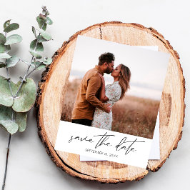 Budget Modernes Chic Foto Vertikal W Save the Date
