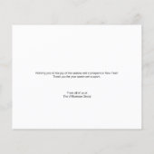 Budget Modernes Design Logo für Kleider Frohe Weih (Rückseite)