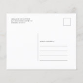 Budget Modernes Drehbuch Eucalyptus Watercolor Ein (Rückseite)