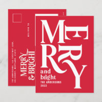 Budget Modernes, einfaches, rotes Weihnachtsfest