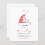 Budget Modernes festliches Santas Hat Weihnachts-P (Vorne/Hinten)