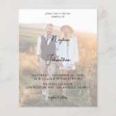 Budget Modernes Foto 11 Vertikale Hochzeit (Vorderseite)