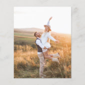 Budget Modernes Foto 11 Vertikale Hochzeit Flyer (Hinten)