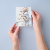 Budget Modernes Foto 5 Vertikale Hochzeit Flyer (Gruppe)